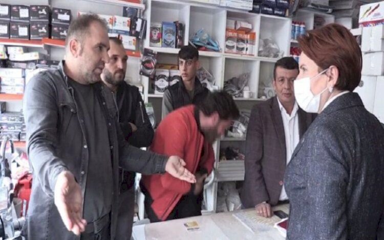 Akşener’e ‘Burası Kürdistan’ diyen esnaf gözaltına alındı
