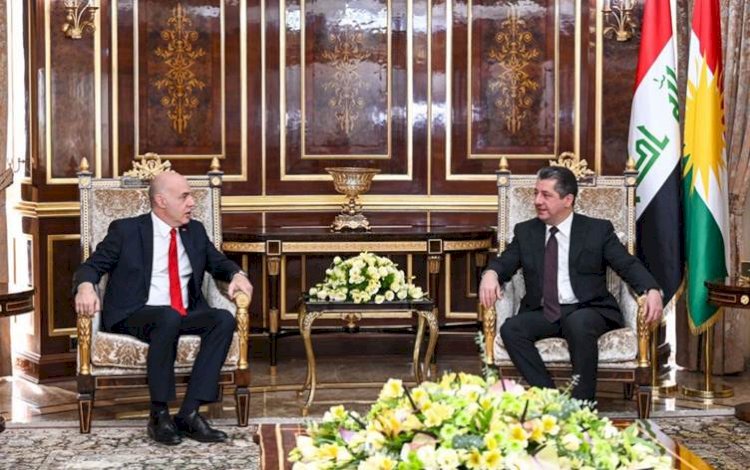 Başbakan Barzani Türkiye Büyükelçisi’ni kabul etti