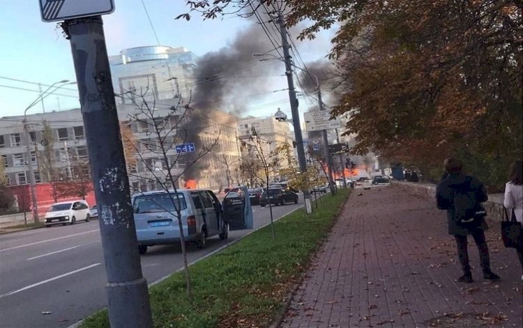 Rusya'dan intikam saldırısı! Kiev'de peş peşe patlamalar