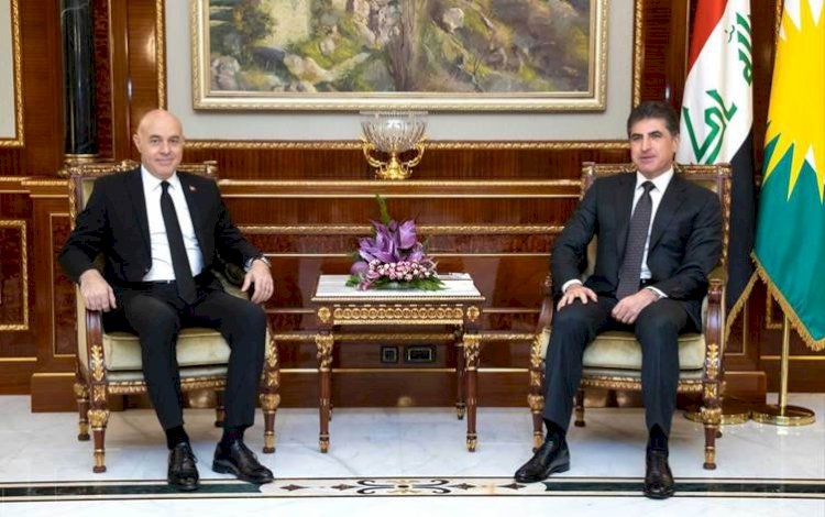 Neçirvan Barzani, Türk Büyükelçi Güney’i kabul etti