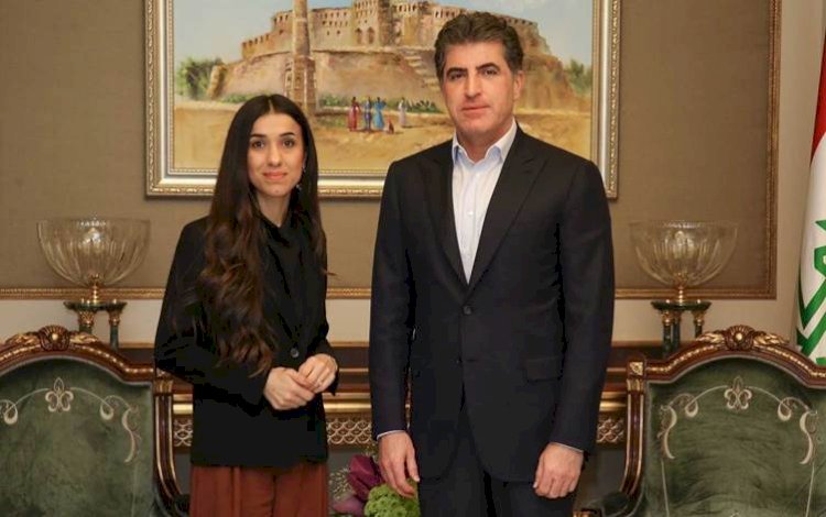 Başkan Neçirvan Barzani, Nadia Murad'ı kabul etti