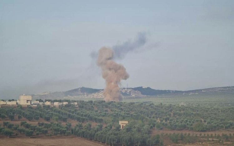 Rus savaş uçakları Efrin'deki silahlı grupları bombaladı
