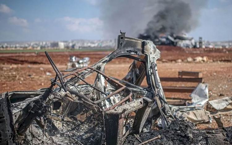 Suriye'den İdlib'de bir kampa bombardıman: 9 ölü, 75 yaralı