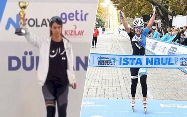 İran yarışmada başörtüsü takmayan sporcuyu kınadı