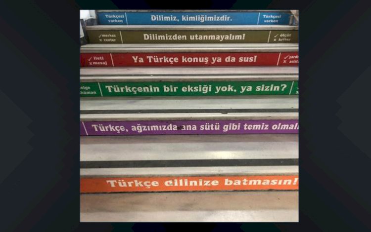 Okul merdiveninde 12 Eylül izleri: 'Ya Türkçe konuş ya da sus!'