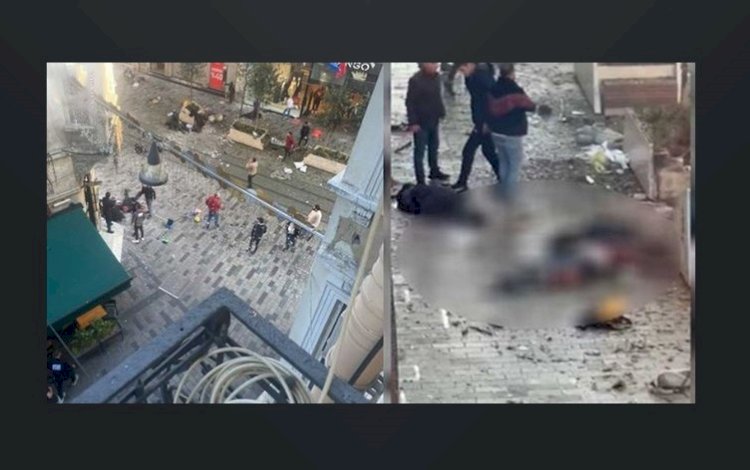 İstiklal Caddesi'nde patlama: 6 ölü  81 yaralı!