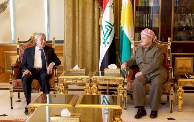 Başkan Barzani, Irak Cumhurbaşkanı Reşid ile görüştü