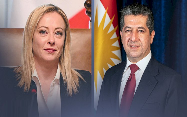 İtalyan Başbakanı'ndan, Başbakan Mesrur Barzani'ye mektup