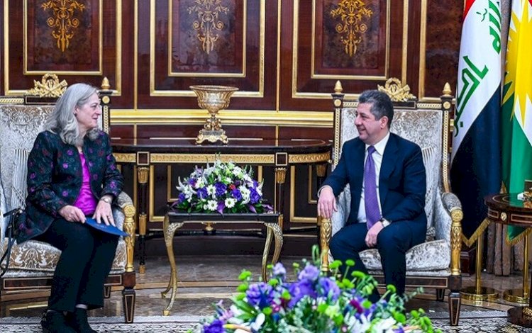 Mesrur Barzani, ABD’li büyükelçiyle ikili ilişkilerin geliştirilmesini görüştü