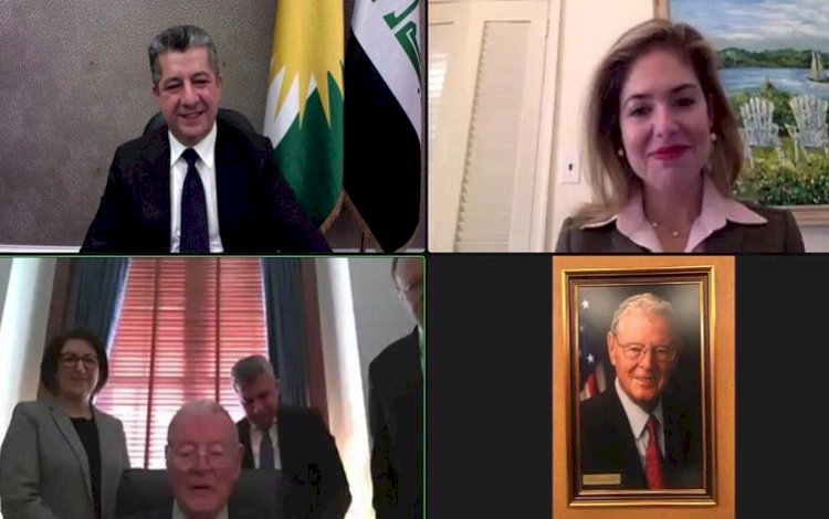 Başbakan Barzani, Kürdistan destekçisi ABD’li senatörü onurlandırdı