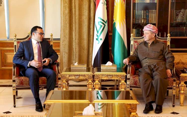 Başkan Barzani, Türkiye’nin Erbil Başkonsolosu’nu kabul etti