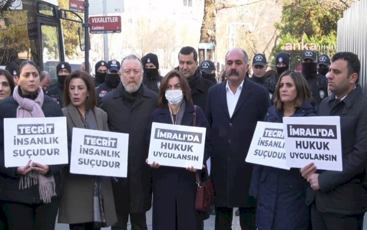 HDP’li 12 milletvekili Öcalan için eylem yaptı