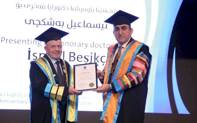 İsmail Beşikçi’ye Duhok Üniversitesi’nden ‘fahri doktora’ unvanı