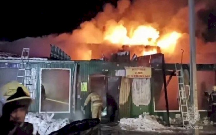 Rusya'da huzurevinde yangın: 20 ölü