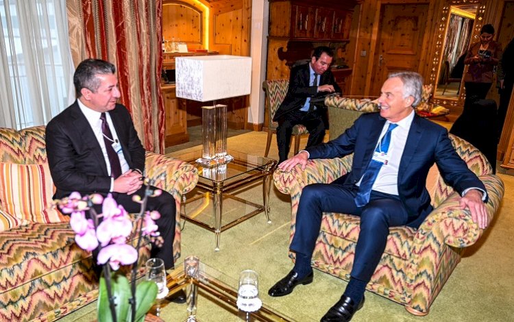 Başbakan Barzani, eski İngiltere Başbakanı Blair ile görüştü