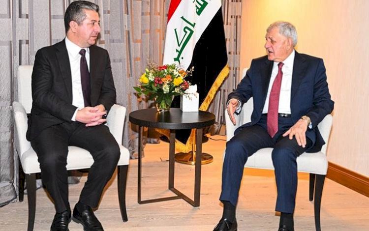 Başbakan Barzani, Irak Cumhurbaşkanı ile görüştü