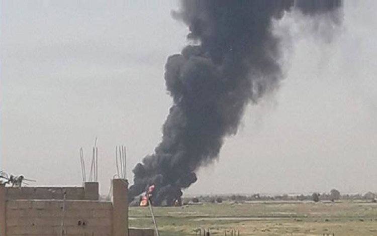 Deyrizor'da İran konvoyuna SİHA’larla hava saldırısı
