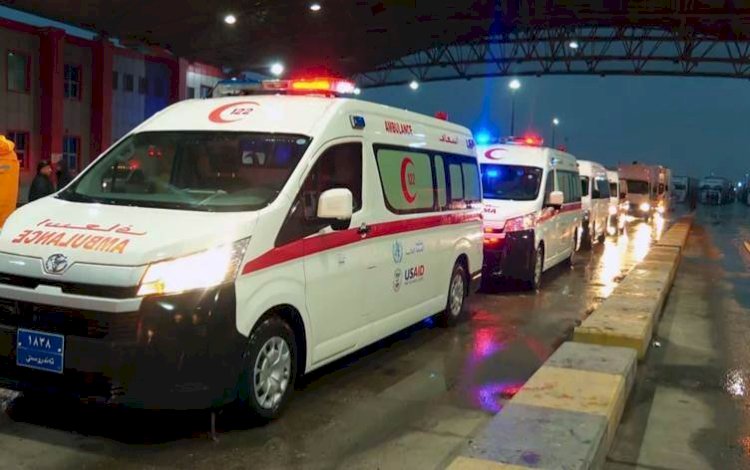 Barzani Yardım Vakfı ve Sağlık Bakanlığı'ndan Türkiye’deki depremzedelere yardım