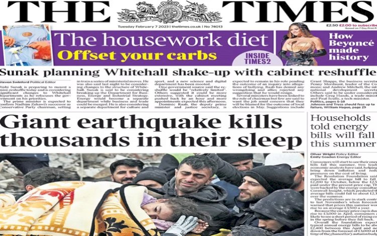 İngiltere basını: 'Son 100 yılın en büyük doğal felaketi'