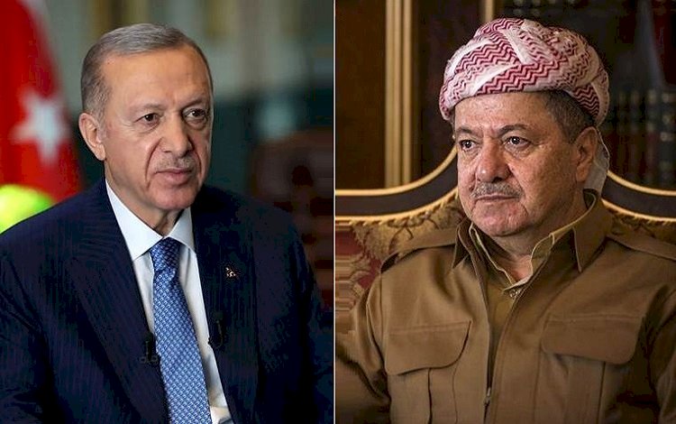 Erdoğan, Başkan Barzani’yi aradı Kürdistan Bölgesi’ne teşekkür etti