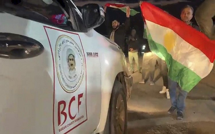 Barzani Yardım Vakfı konvoyu Efrin’de