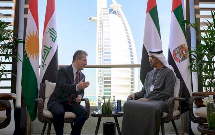 Başbakan Barzani BAE Devlet Başkanı Al Nahyan ile ikili ilişkileri görüştü