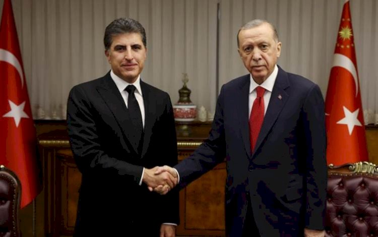Neçirvan Barzani ile Erdoğan Ankara’da bir araya geldi