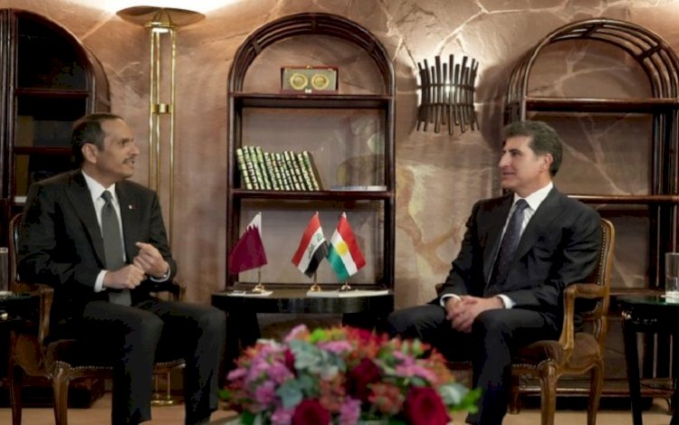 Başkan Neçirvan Barzani, Katar Dışişleri Bakanı Al Sani ile görüştü