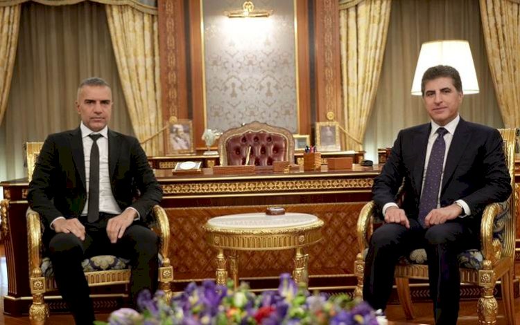 Başkan Neçirvan Barzani, Berdan Mardini’yi kabul etti
