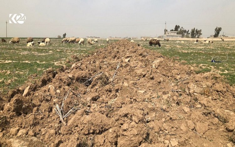 Kerkük'te Kürtlere ait tarım arazisine askeri üs kuruluyor