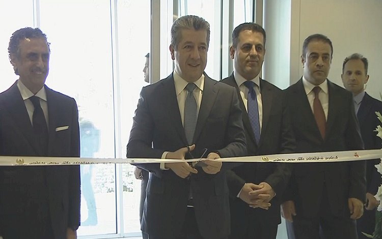 Başbakan Mesrur Barzani çocuk hastanesinin açılışını yaptı