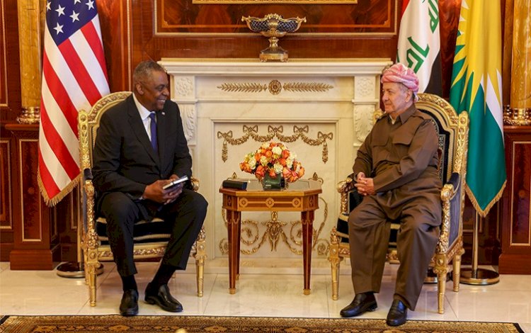 Başkan Barzani, ABD Savunma Bakanı Austin ile görüştü