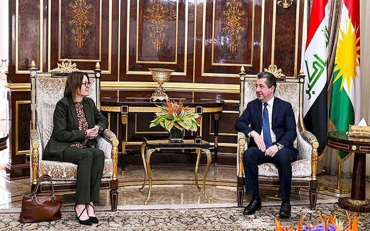 Başbakan Mesrur Barzani ile İsveç Büyükelçisi Jessica Svärdström görüştü