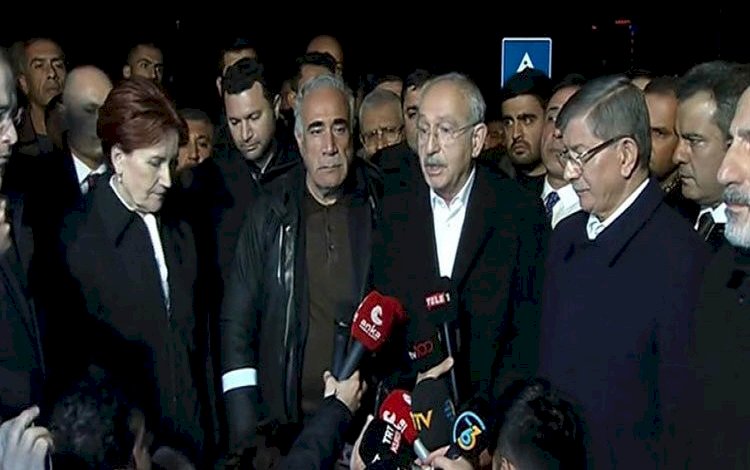 Kılıçdaroğlu, Akşener ve Davutoğlu sel felaketinin yaşandığı Urfa'da