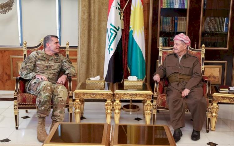 Uluslararası Koalisyon Genel Komutanı’ndan Başkan Barzani’ye teşekkür
