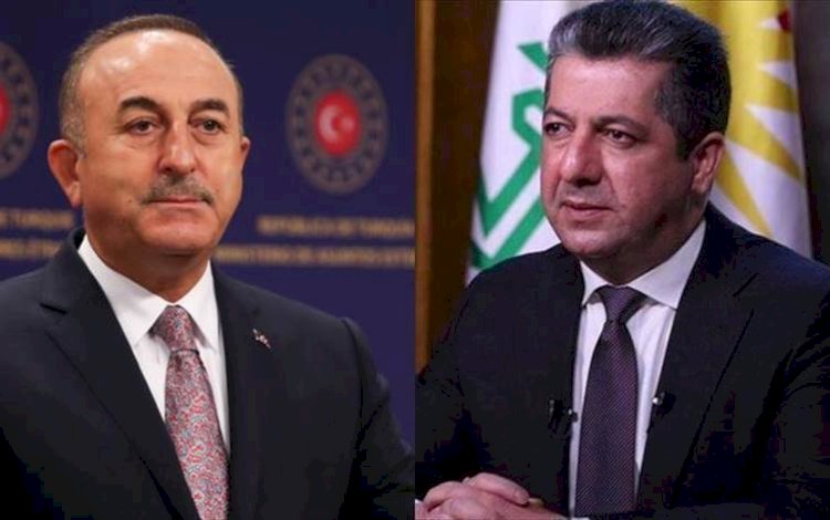 Mevlüt Çavuşoğlu’ndan Başbakan Mesrur Barzani’ye Newroz mesajı