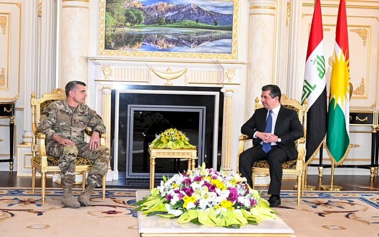 Başbakan Barzani, Uluslararası Koalisyon Genel Komutanı ile bir araya geldi