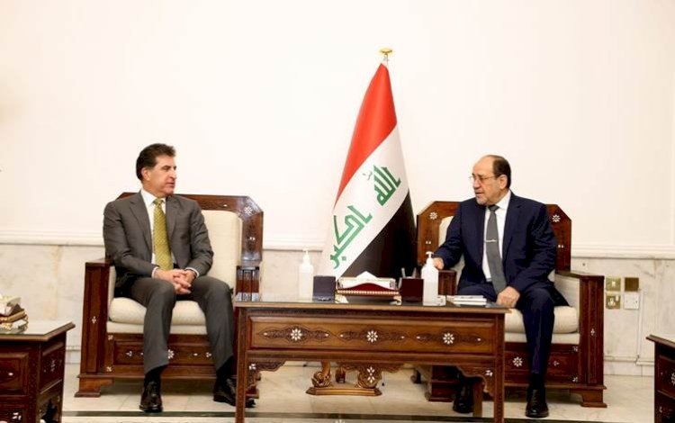 Neçirvan Barzani, Bağdat’ta Nuri Maliki ile görüştü