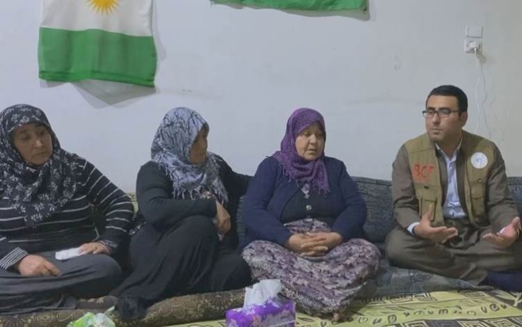 Barzani Yardım Vakfı Cindires’te şehit yakınlarını ziyaret etti