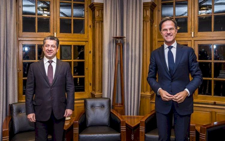 Hollanda Başbakanı Rutte’den Başbakan Mesrur Barzani’ye mektup