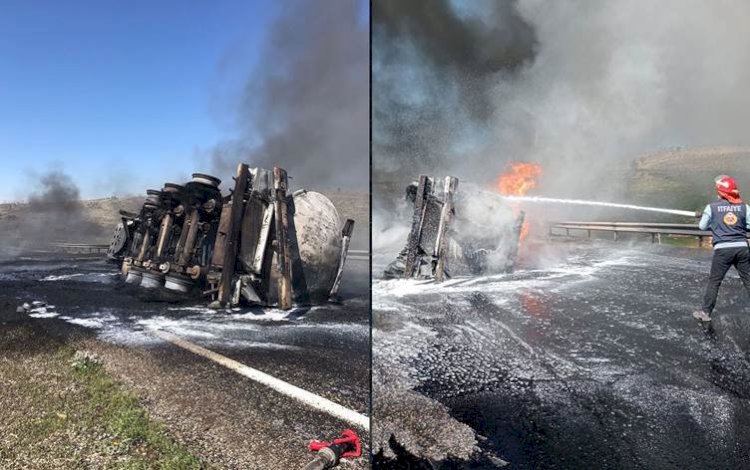 İdil’de petrol yüklü tankerle kamyonet çarpıştı: 2 ölü, 4 yaralı