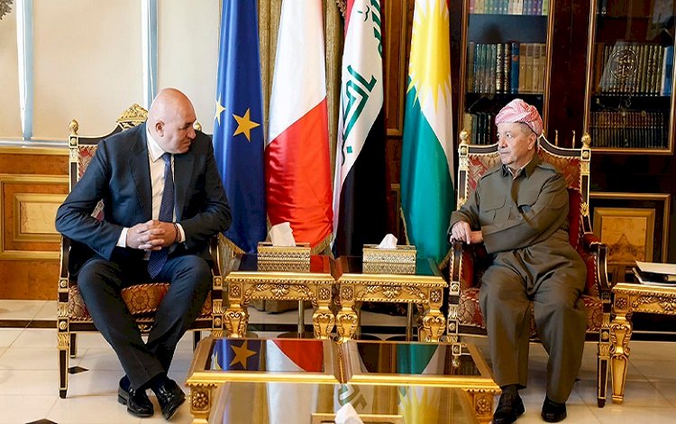Başkan Barzani, İtalya Savunma Bakanı ile askeri işbirliğini görüştü