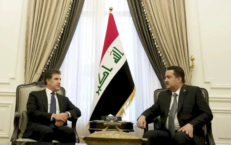 Neçirvan Barzani ve Irak Başbakanı Sudani görüştü