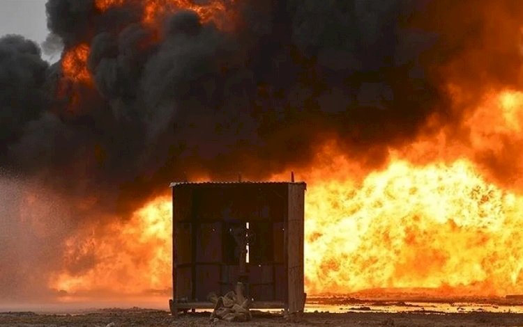 İran'da elektrik santralinde büyük bir yangın çıktı