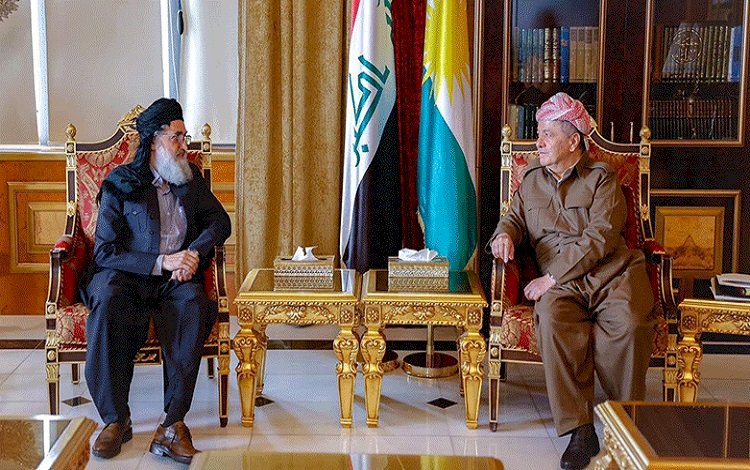 Başkan Barzani, Kürdistan İslami Hareketi liderini kabul etti