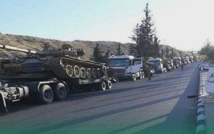 Suriye ordusundan kritik temas hattına ağır silahlarla takviye