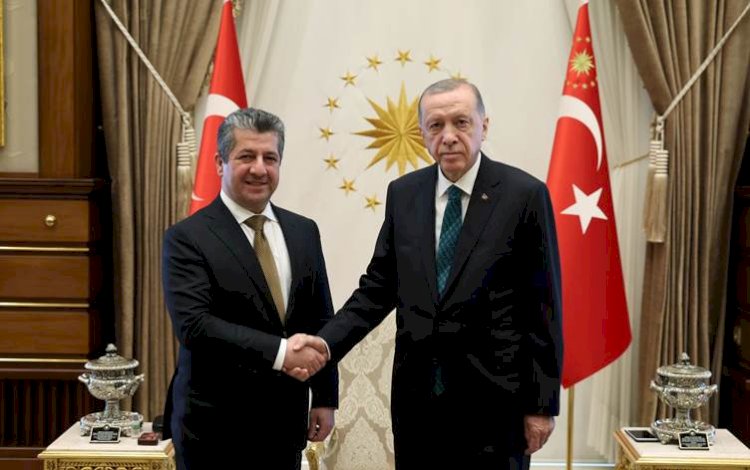Mesrur Barzani, Erdoğan ile görüştü