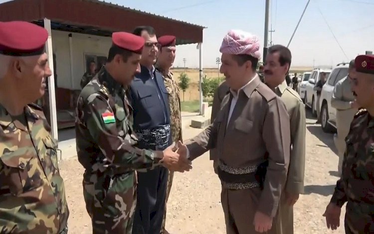 Başbakan’dan Barzani'den Peşmerge cephesine bayram ziyareti