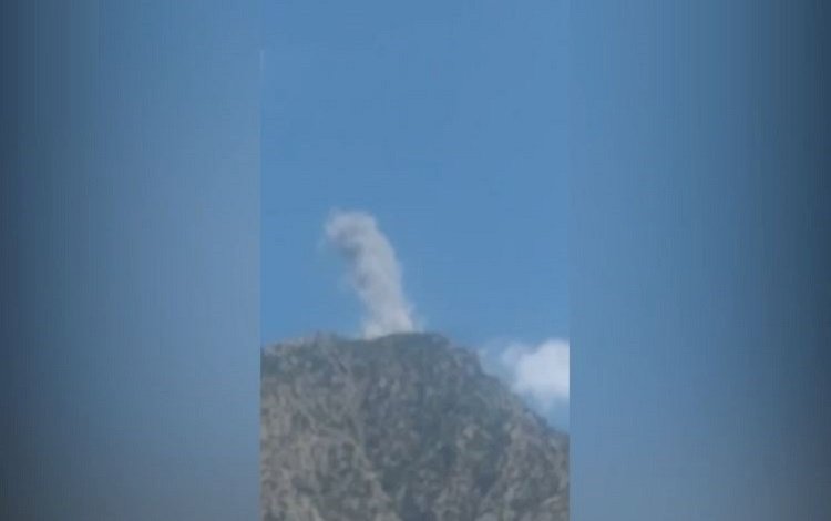 TSK'ya ait savaş uçakları Duhok kırsalını bombaladı
