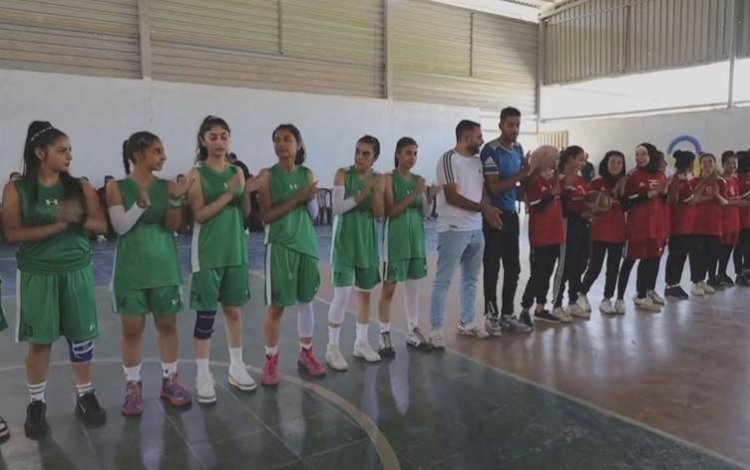 Rojava’da ilk kez kadın basketbol takımları arasında müsabaka
